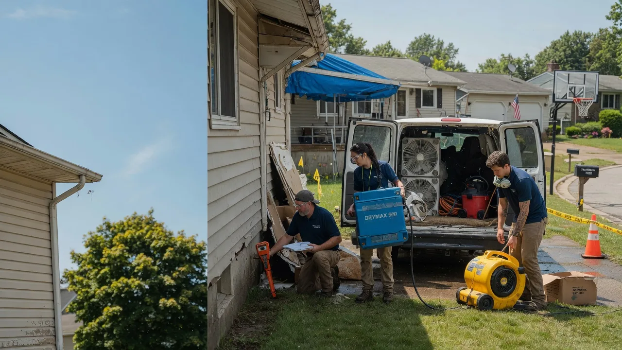 Ceiling Leak Cleanup in Middlebury, IN near me
