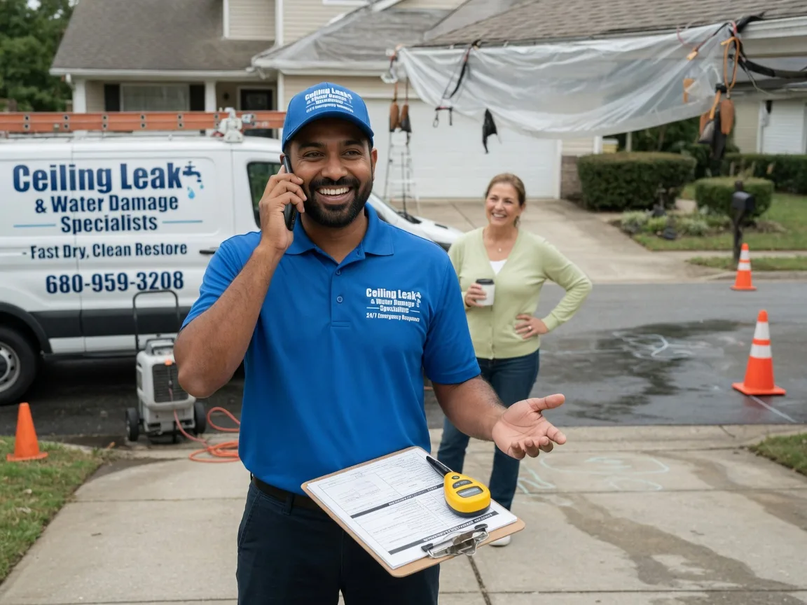 Ceiling Leak Cleanup Middlebury, IN FAQs